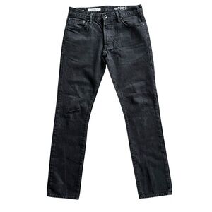 Gap Denim | Authentic Skinny Jeans 100% Cotton | Washed Black | Size 32x32